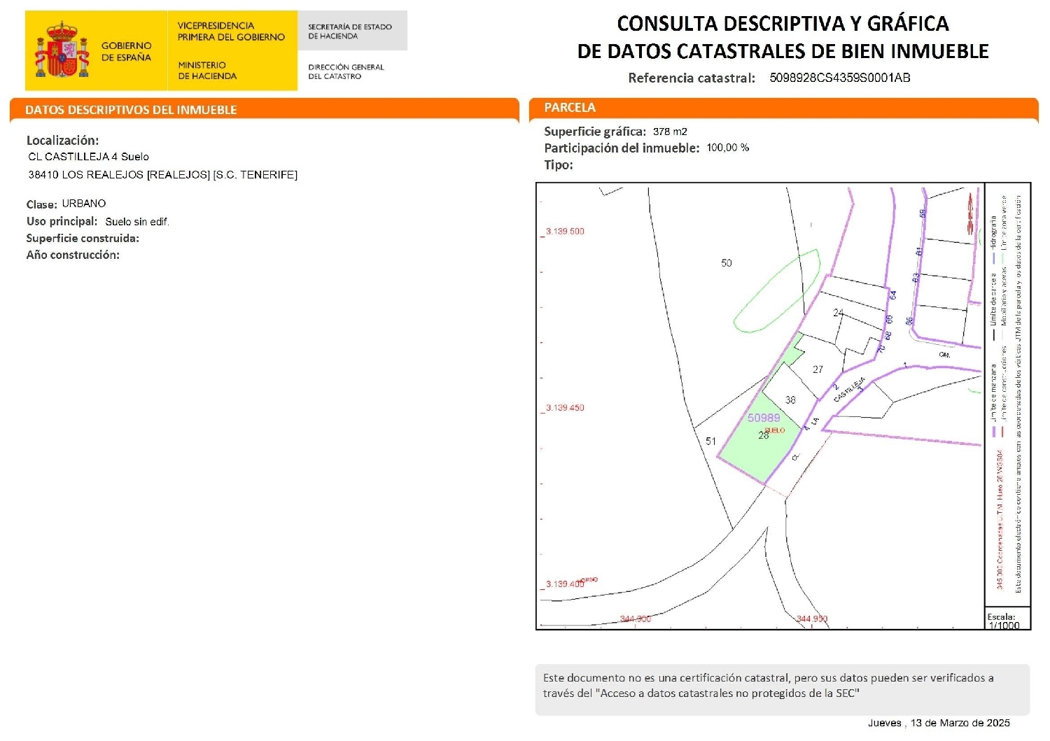 till salu tomt Hoya De Pablo Zona Norte 5