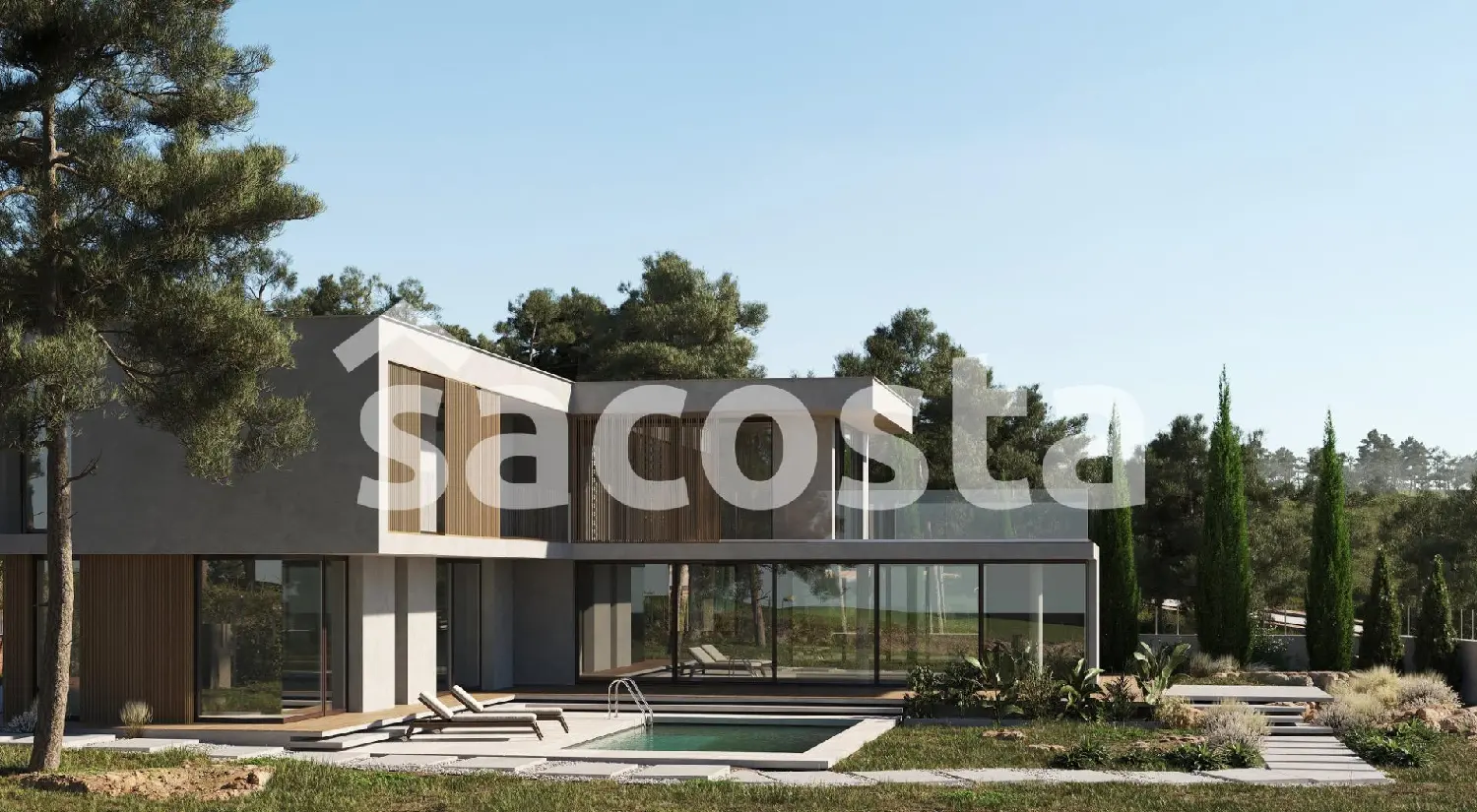  till salu tomt El Farell Park Maresme 1