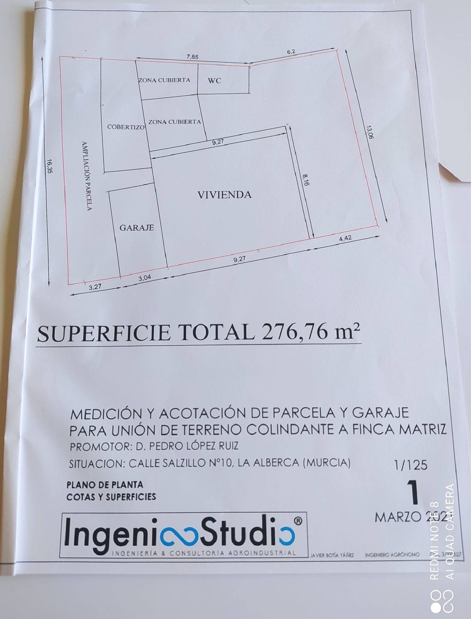  till salu tomt La Alberca Huerta De Murcia 5