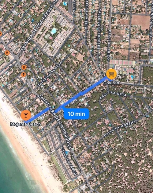 La Barrosa-Sancti Petri Bahía De Cádiz tomt foto 6261296