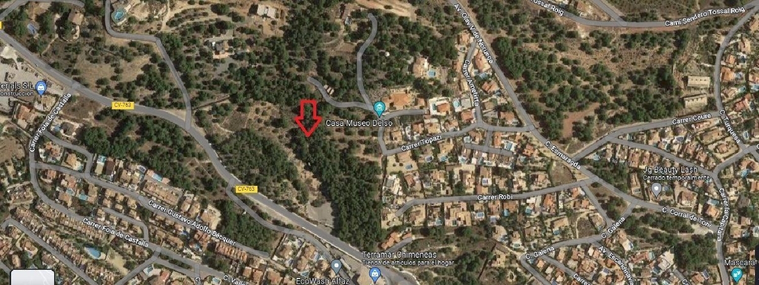till salu tomt La Estrada Marina Baixa 2
