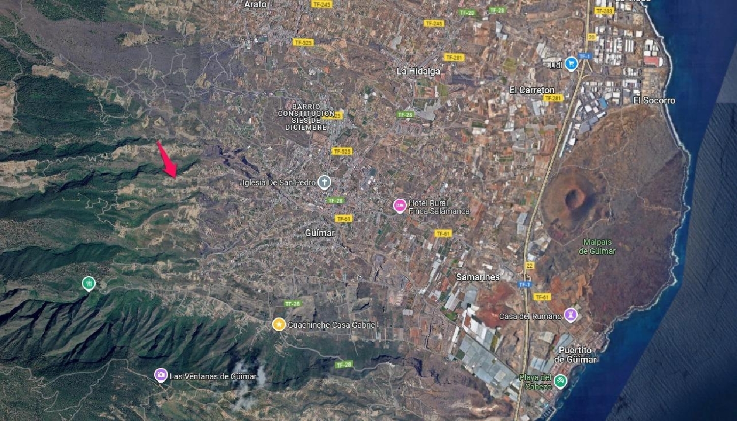 till salu tomt La Montaña Zona Sureste 2