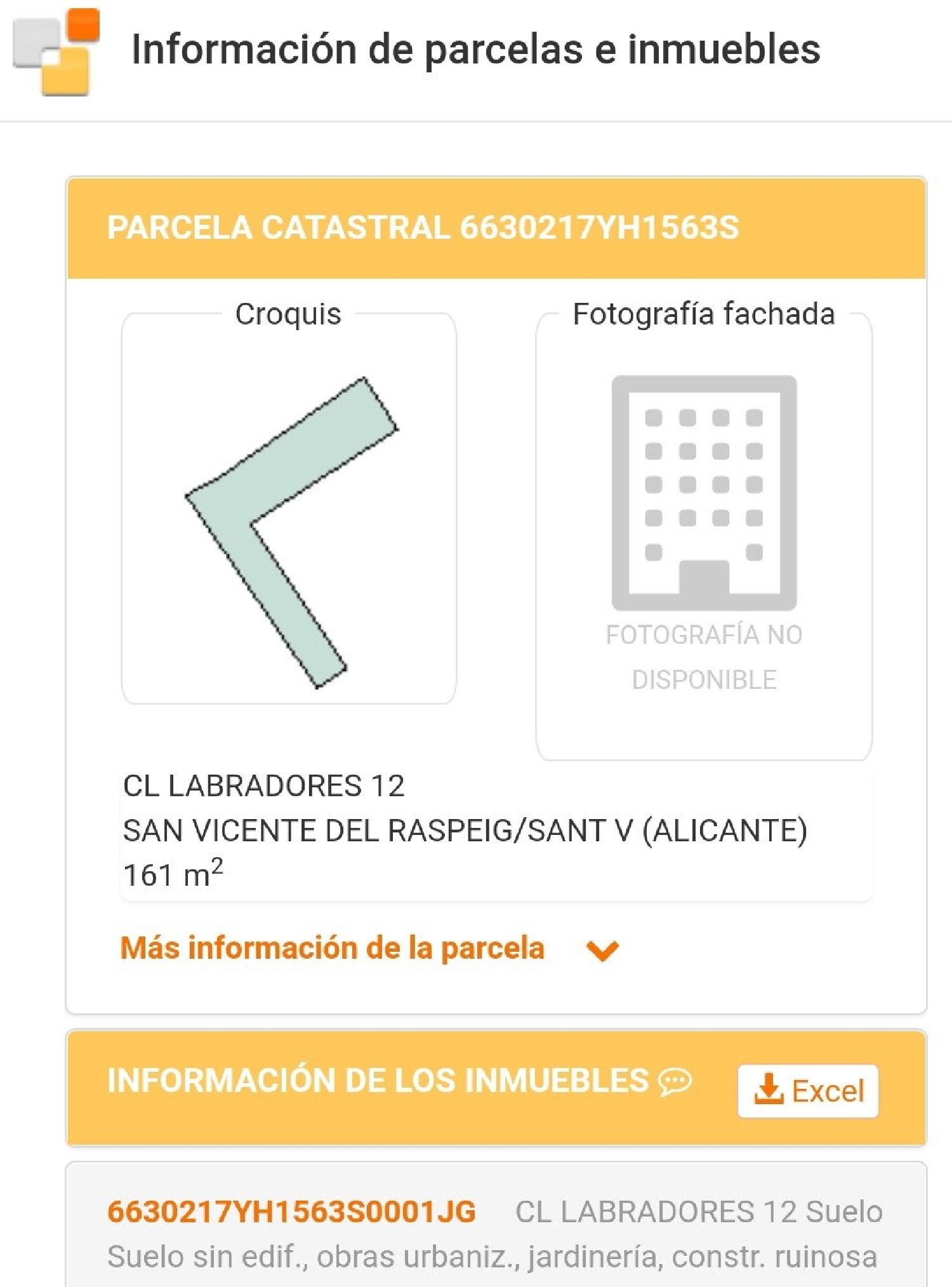  for sale plot Boqueres Alacantí 6