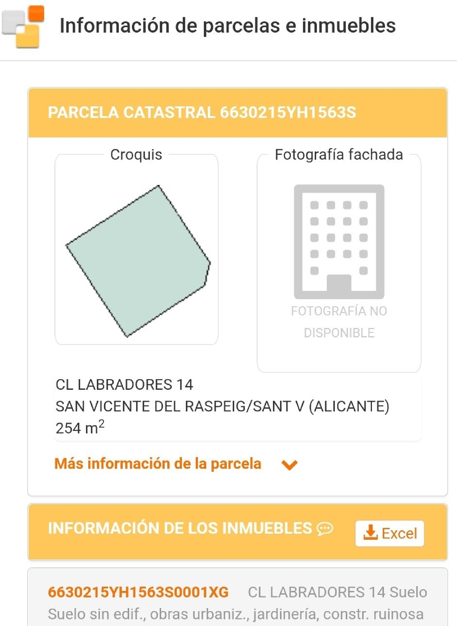  for sale plot Boqueres Alacantí 5