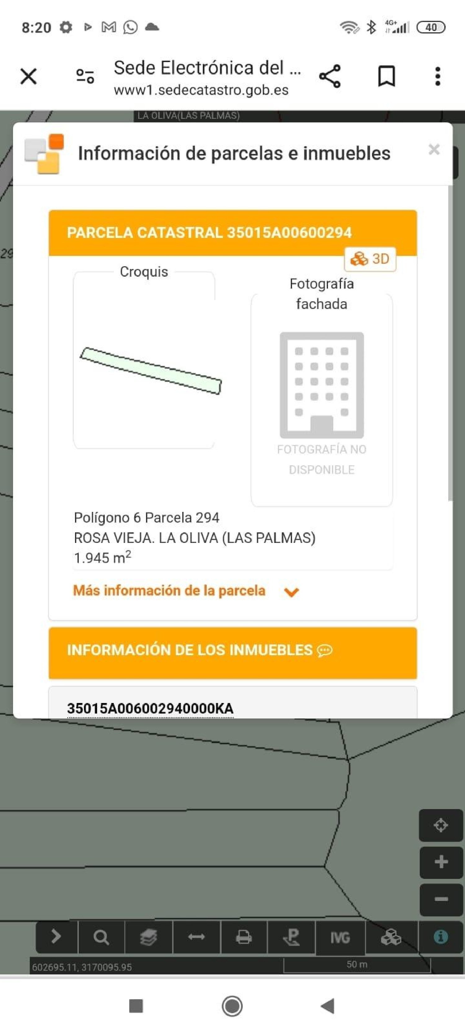  till salu tomt Lajares Oliva (La) 6
