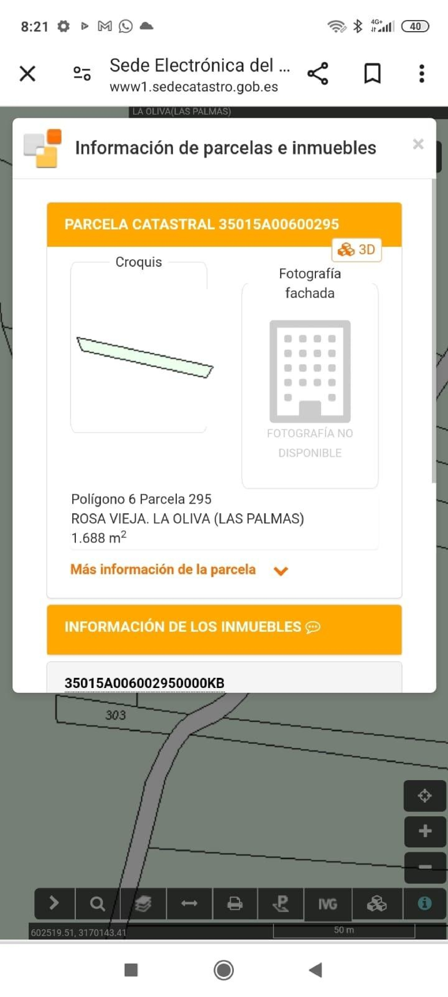  till salu tomt Lajares Oliva (La) 7