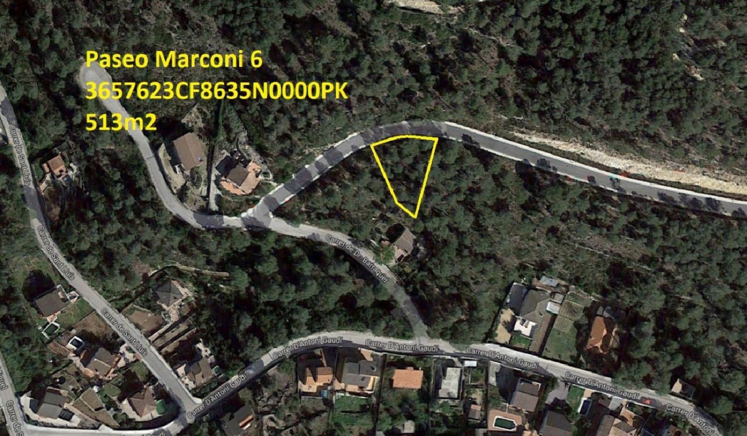 till salu tomt Les Casetes De La Gornal Alt Penedès 3