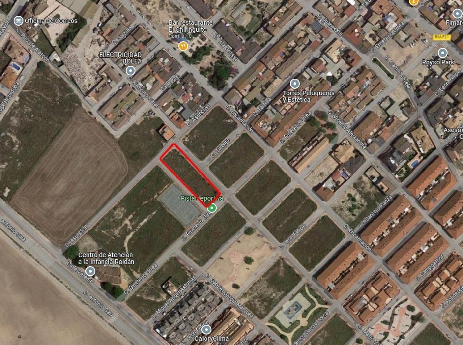  till salu tomt Lo Ferro Mar Menor 1
