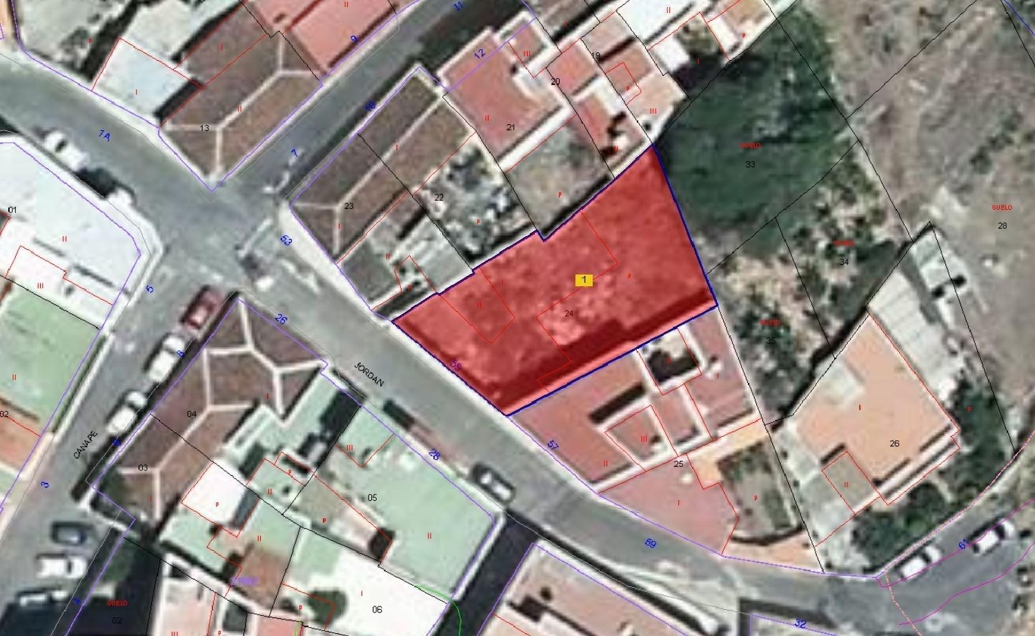  till salu tomt Los Silos Zona Norte 1