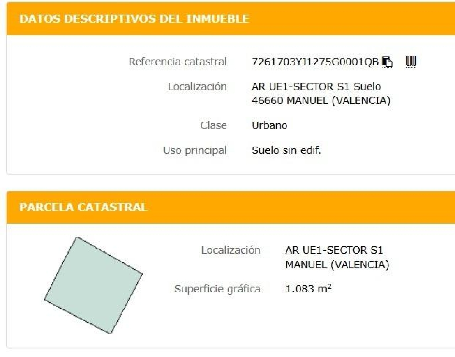  till salu tomt Manuel Ribera Alta 6