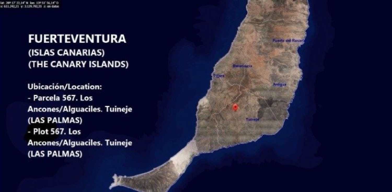  till salu tomt Montaña Hendida Tuineje 1