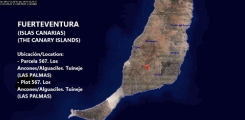 Montaña Hendida Tuineje tomt foto 6222918