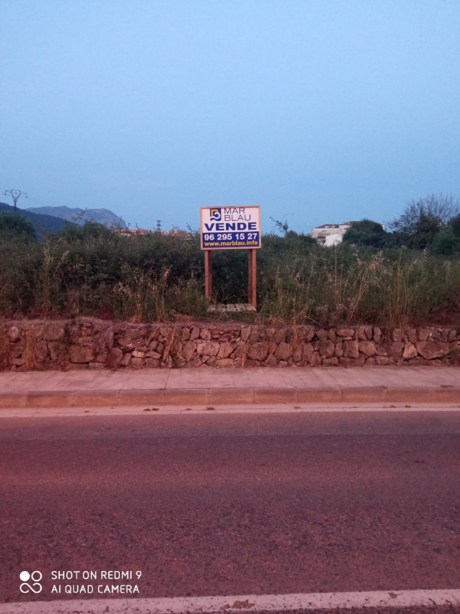 till salu tomt Muntanya La Solana Marina Alta 3