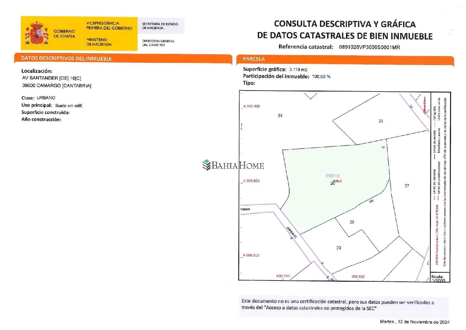  till salu tomt Revilla Comarca De Santander 6