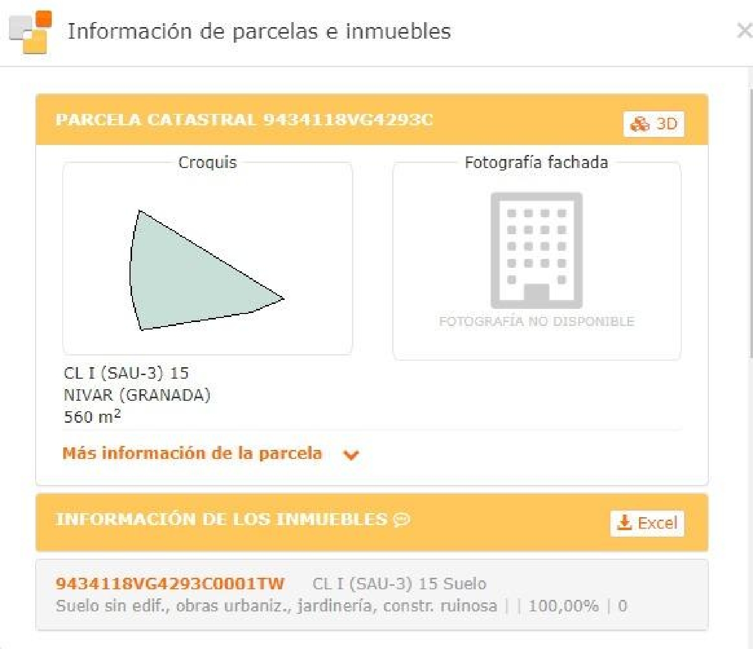  till salu tomt Nívar Vega De Granada 5
