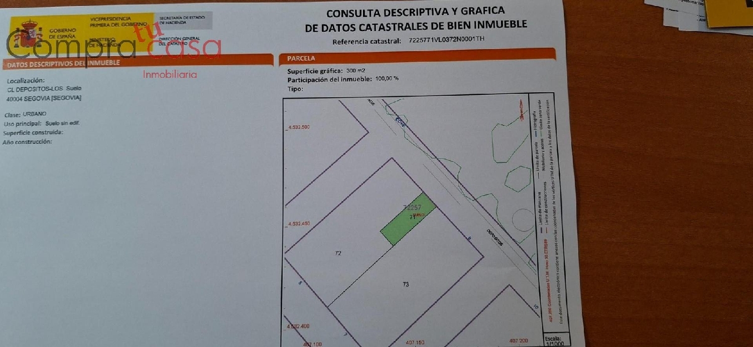  for sale plot La Atalaya Segovia Sur 1