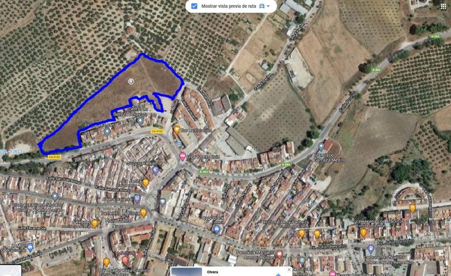  till salu tomt Olvera Sierra De Cádiz 1