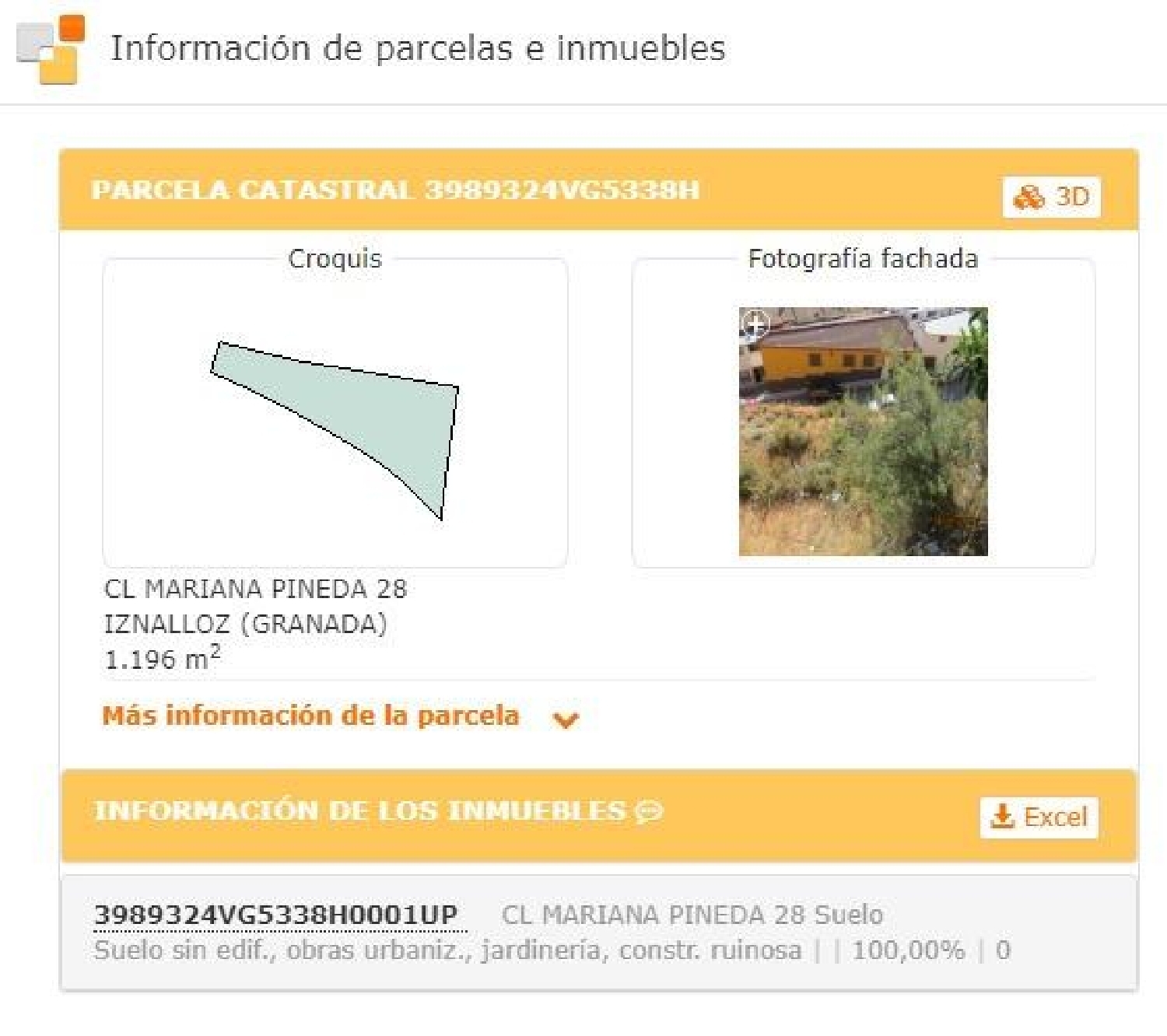 till salu tomt Onitar Montes (Los) 3