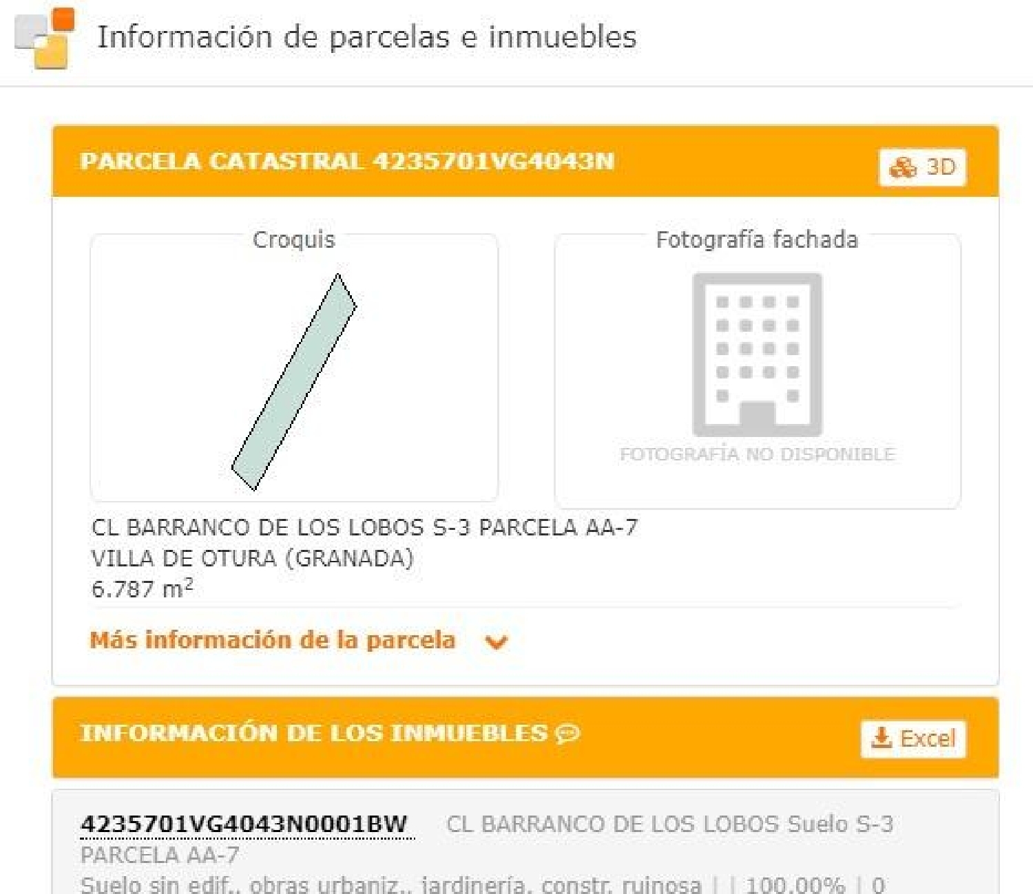 till salu tomt Otura Vega De Granada 3