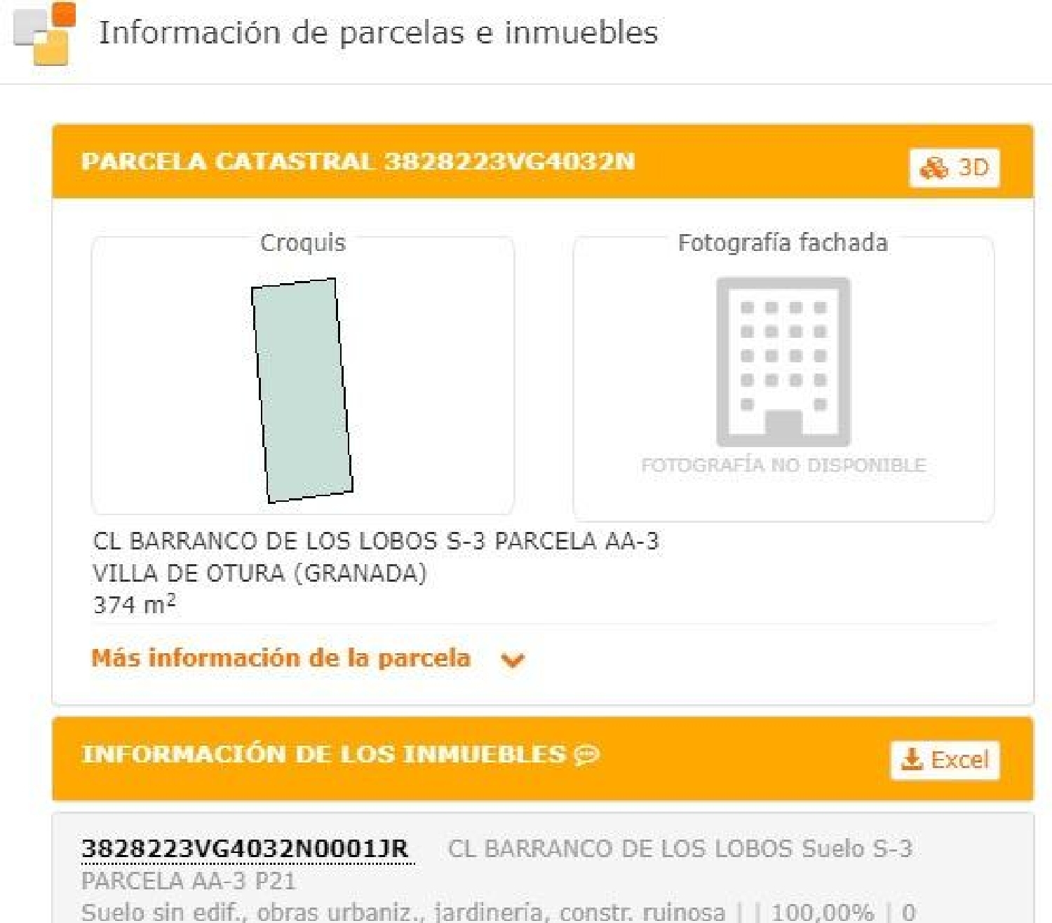 till salu tomt Otura Vega De Granada 3