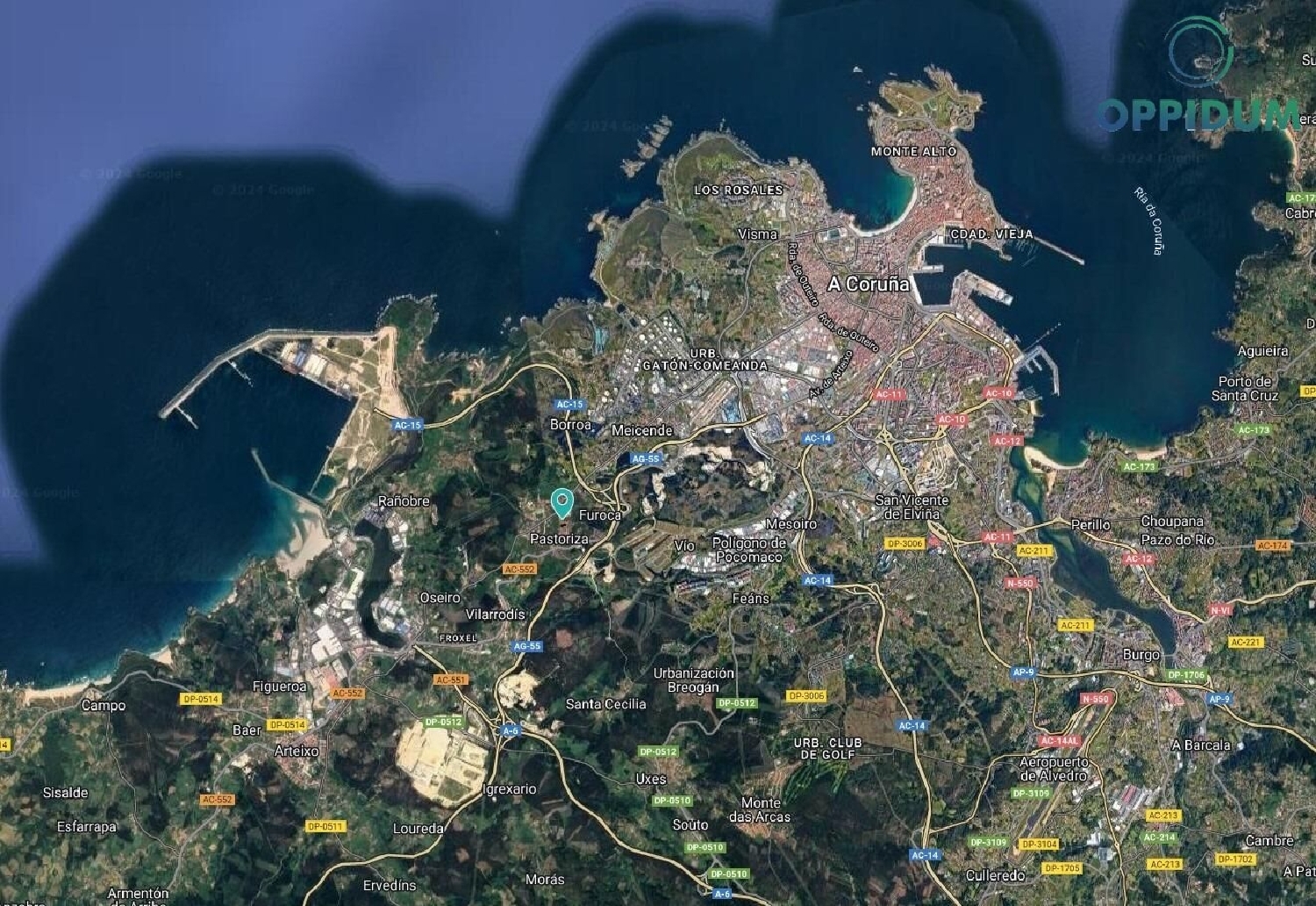  till salu tomt Pastoriza Coruña 8