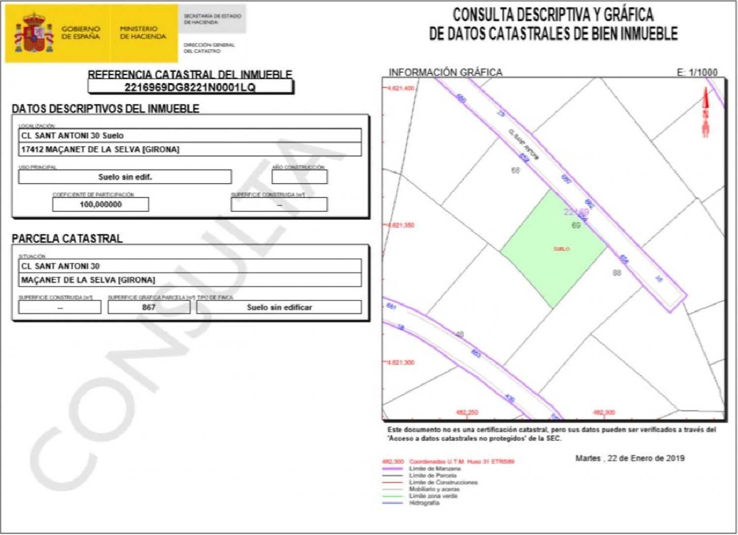 till salu tomt Poligon Industrial Puigtio Selva 8