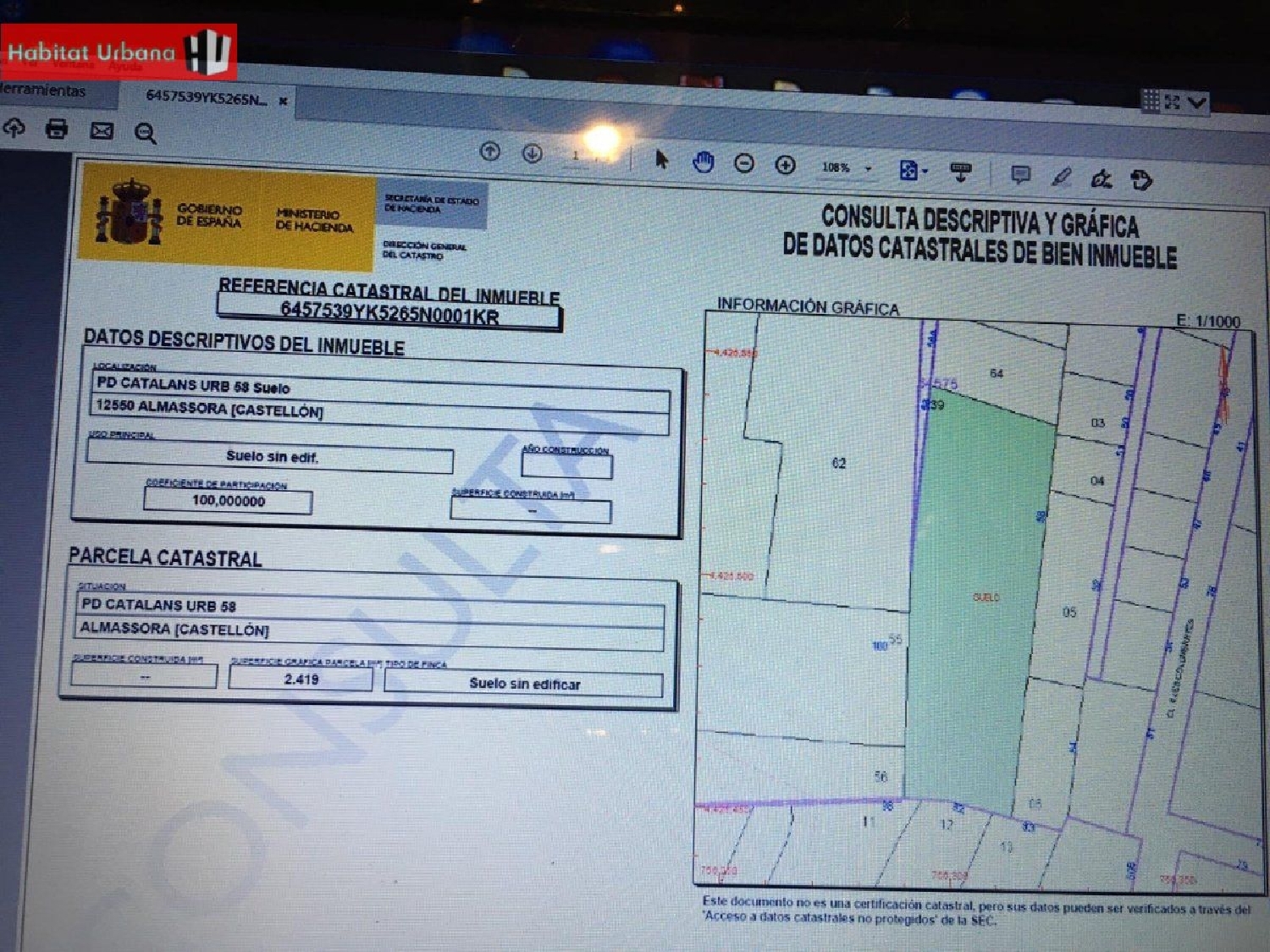 till salu tomt Poligono Industrial Plana Alta 2