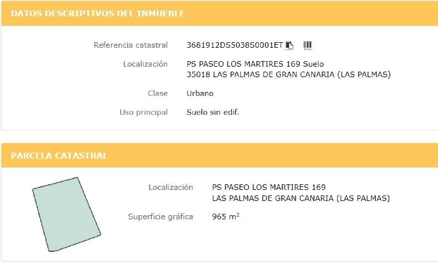 till salu tomt Las Perreras Palmas De Gran Canaria (Las) 3