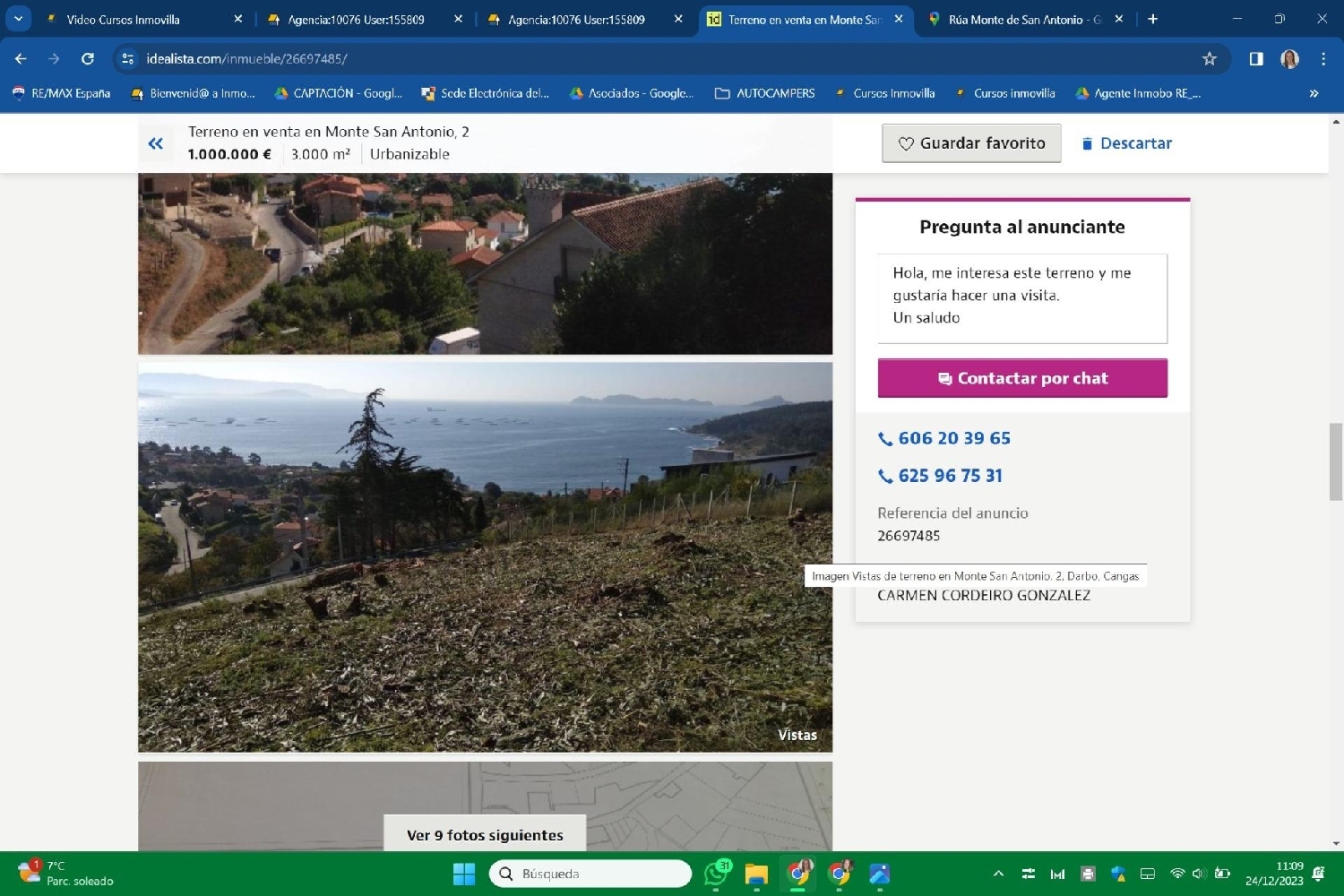 till salu tomt San Pedro Morrazo 2