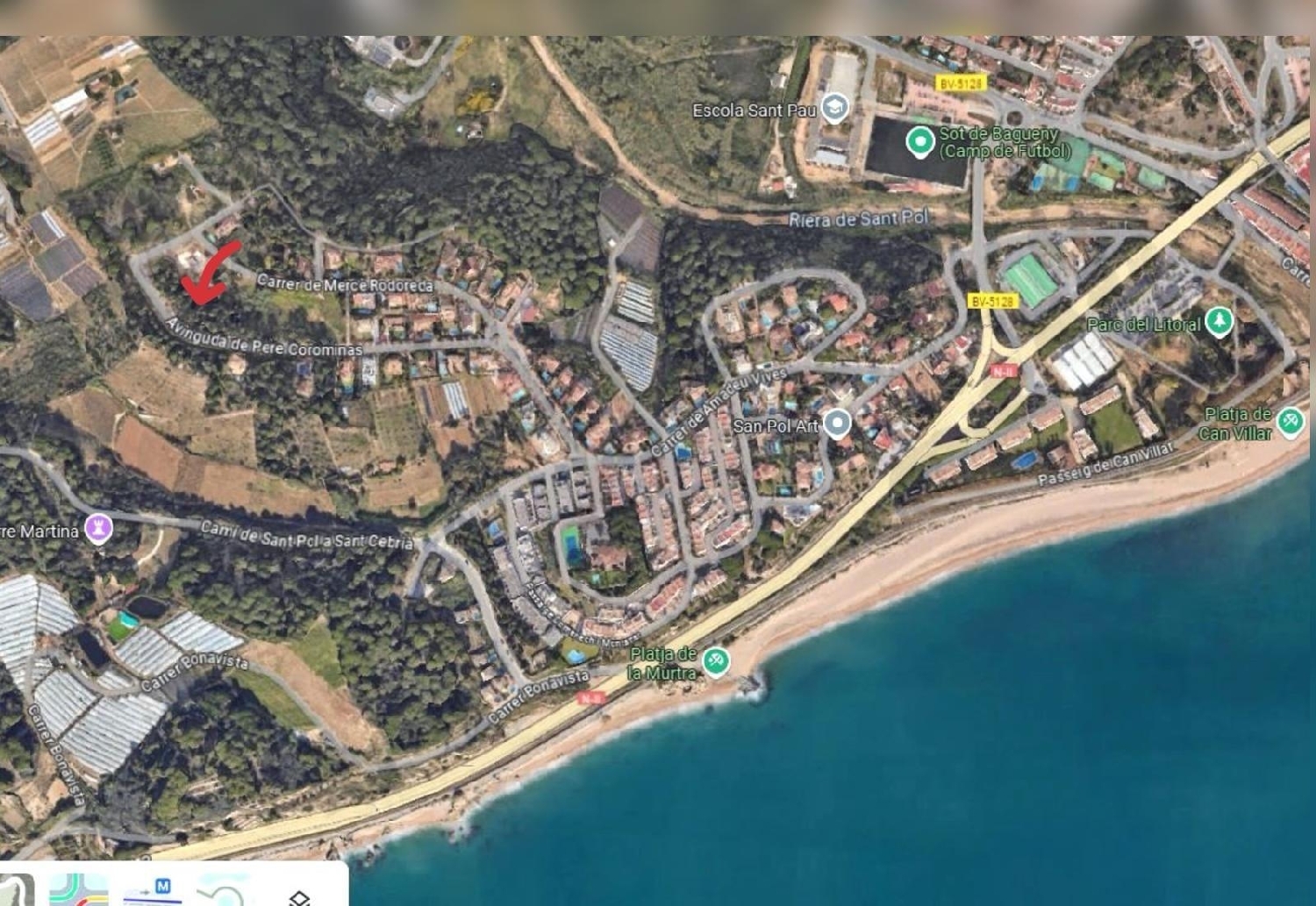 till salu tomt Can Balmanya Maresme 3