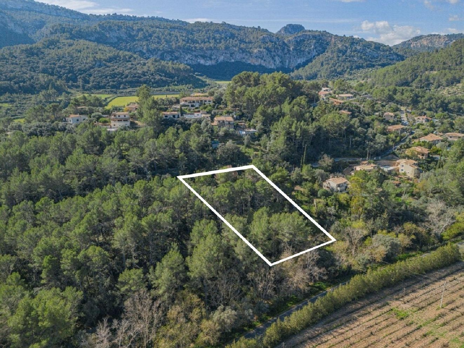  till salu tomt Son Serralta Tramuntana 1