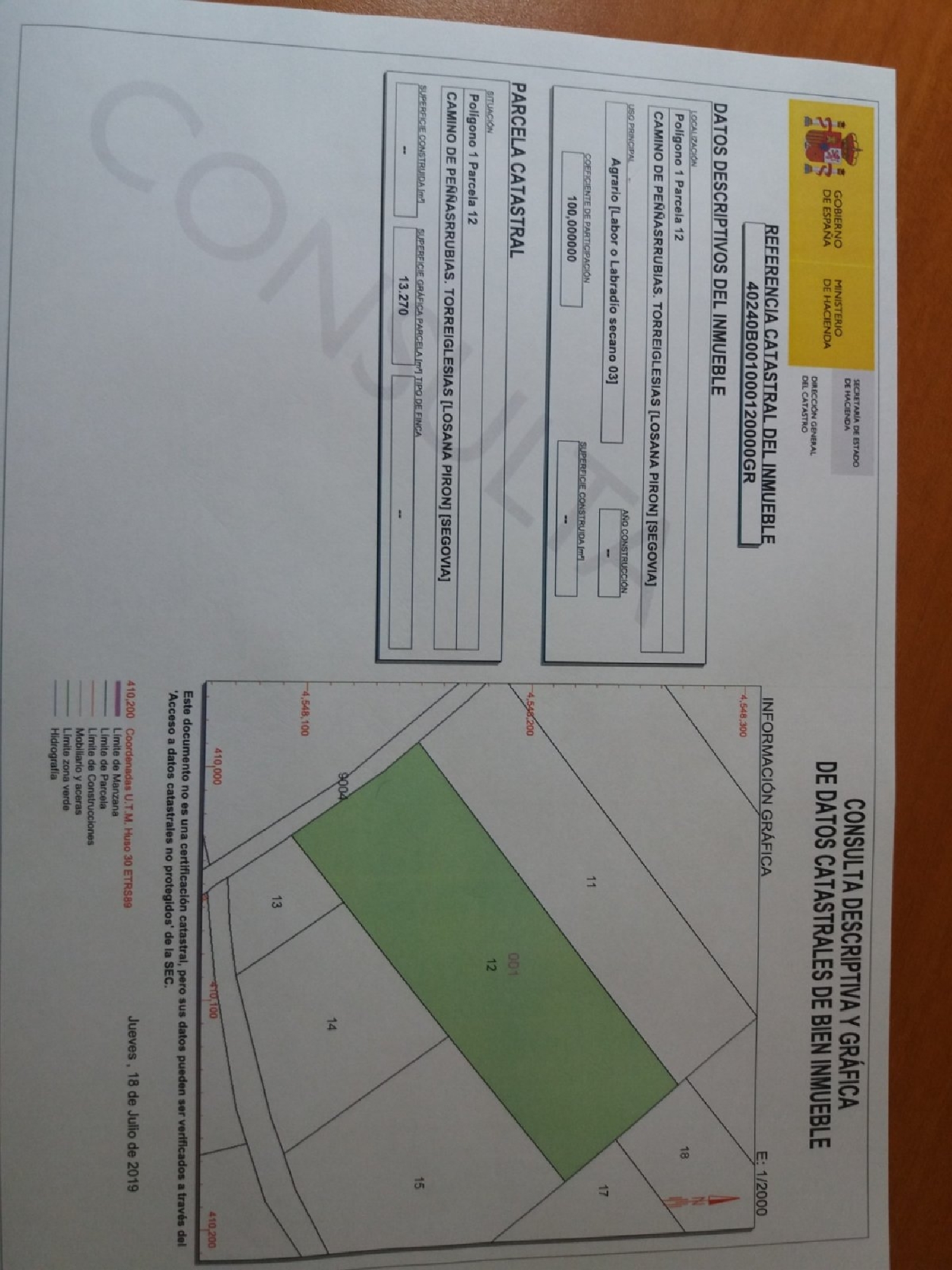 en venta terreno Torreiglesias Segovia Sur 2