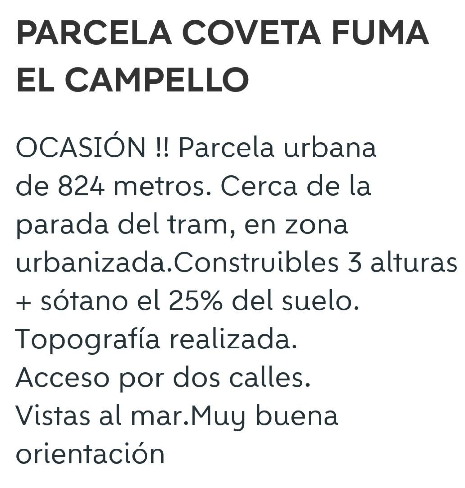  till salu tomt Venta Lanuza Alacantí 7