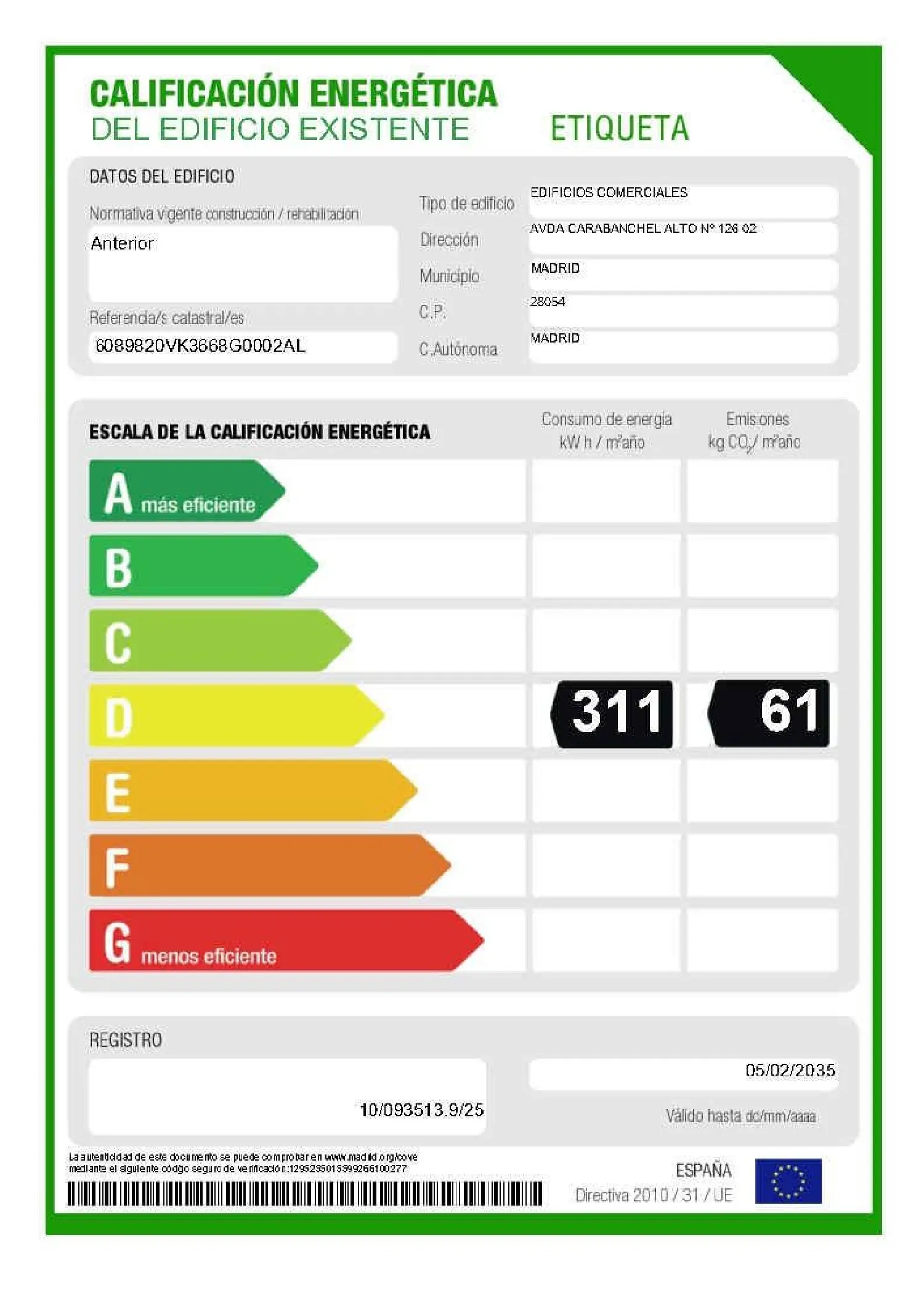  till salu lokal Carabanchel-Carabanchel Alto Y Pau Madrid Capital 7