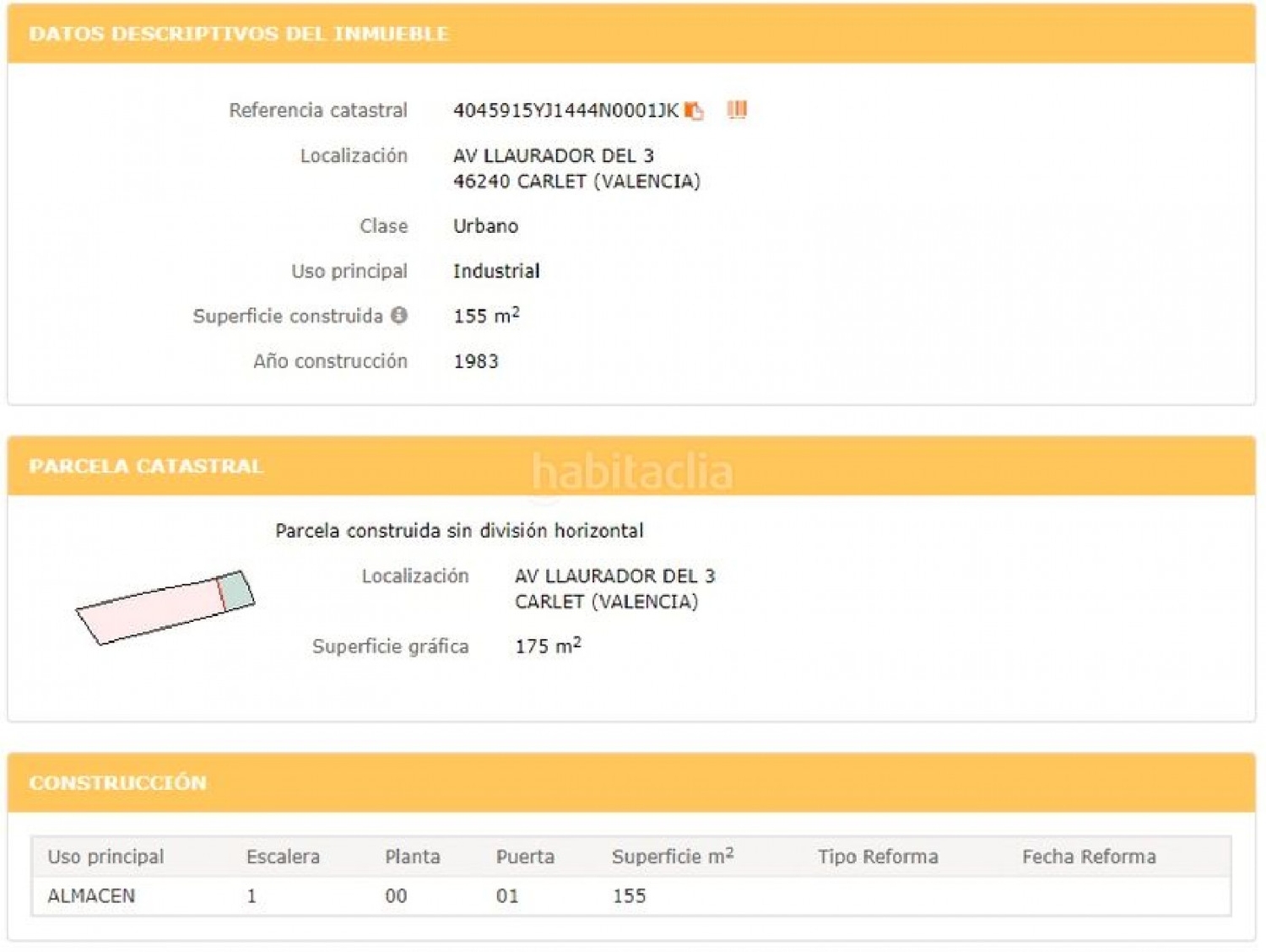 till salu lokal Carlet Ribera Alta 3