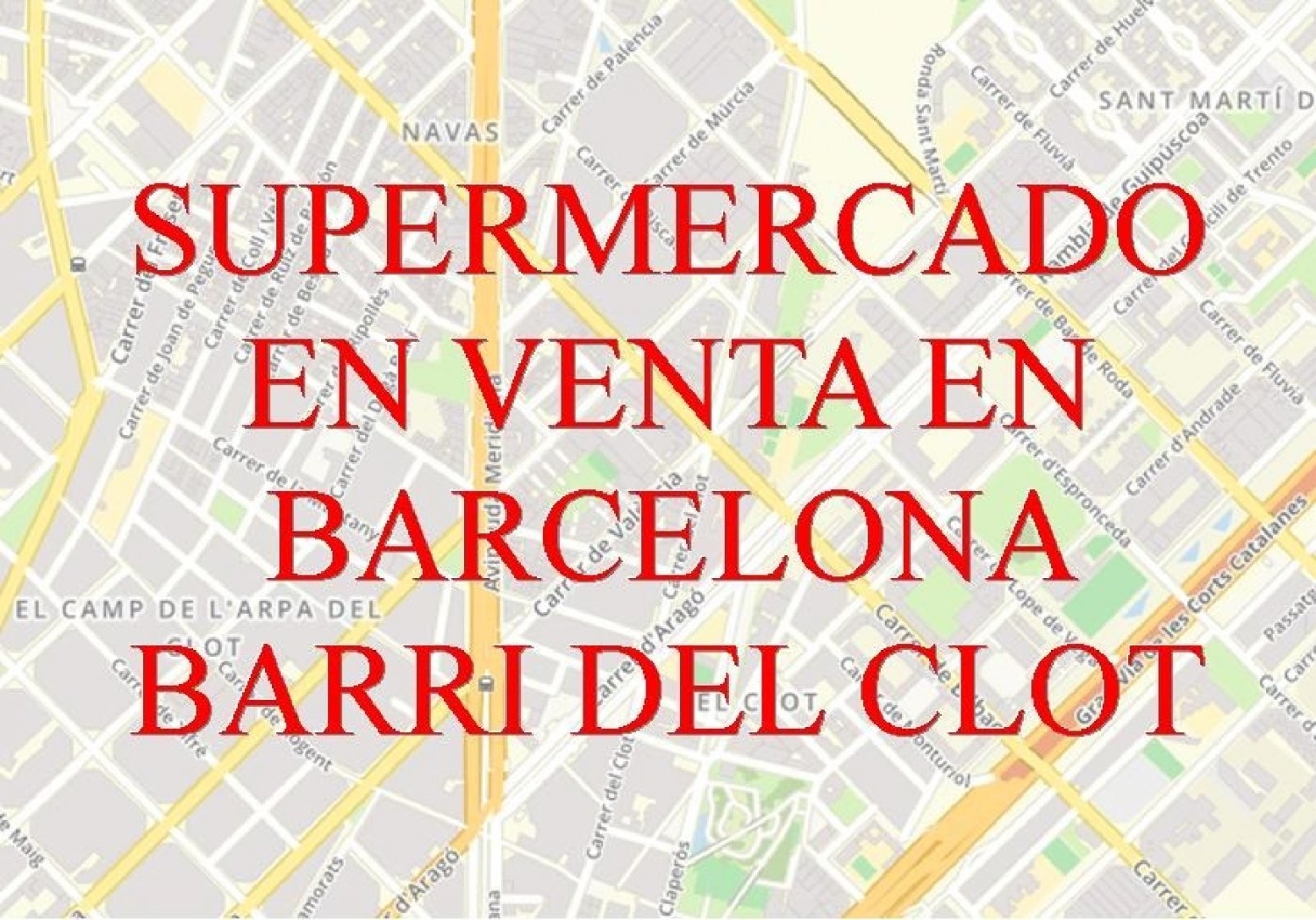  till salu lokal Sant Martí-El Parc I La Llacuna Barcelonès 1