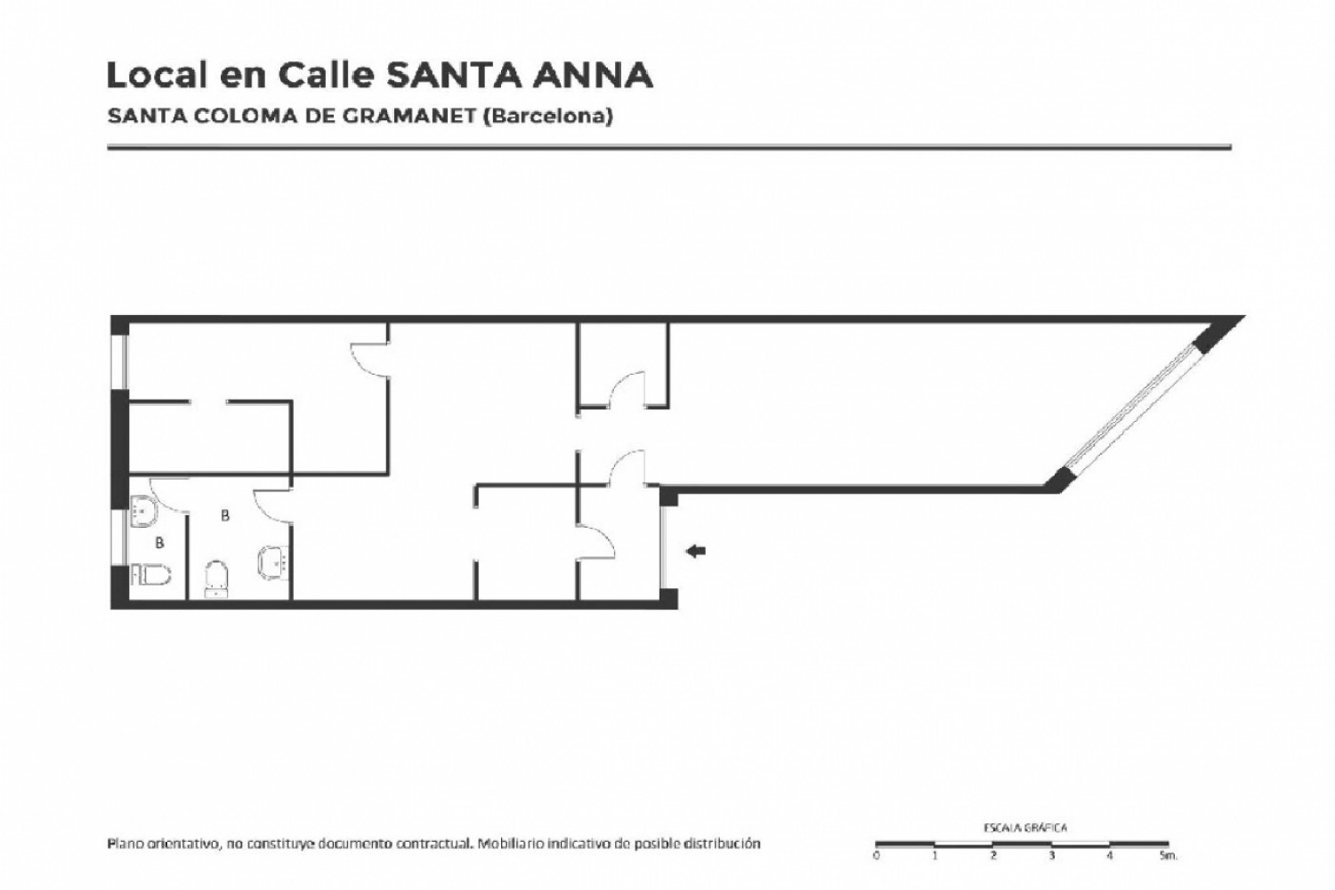  till salu lokal Santa Coloma De Gramenet Centre 08921 Barcelonès 1