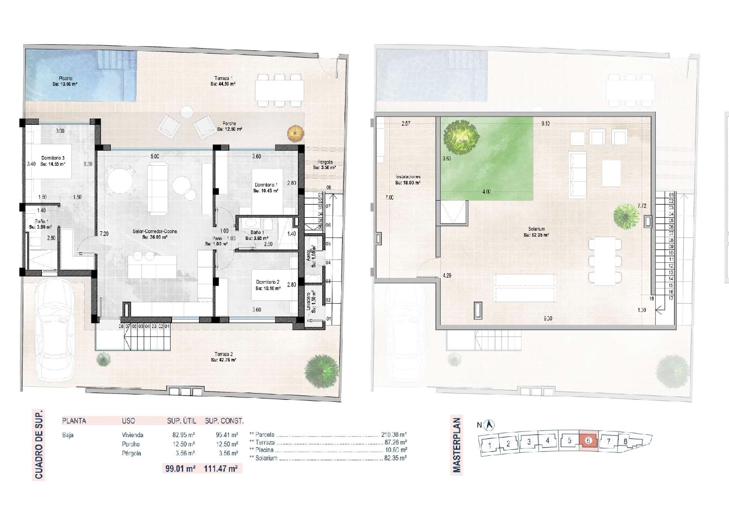  till salu parhus Casa Del Cura Huerta De Murcia 6