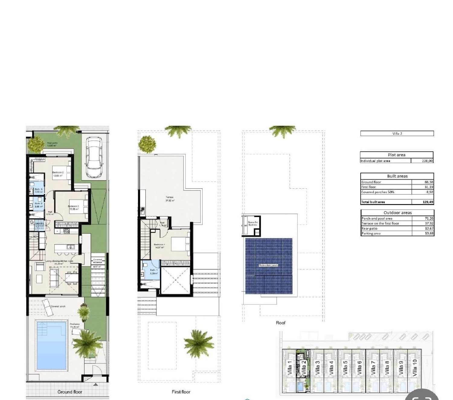 till salu villa Isla Redonda-O Rondella Campo De Cartagena 3