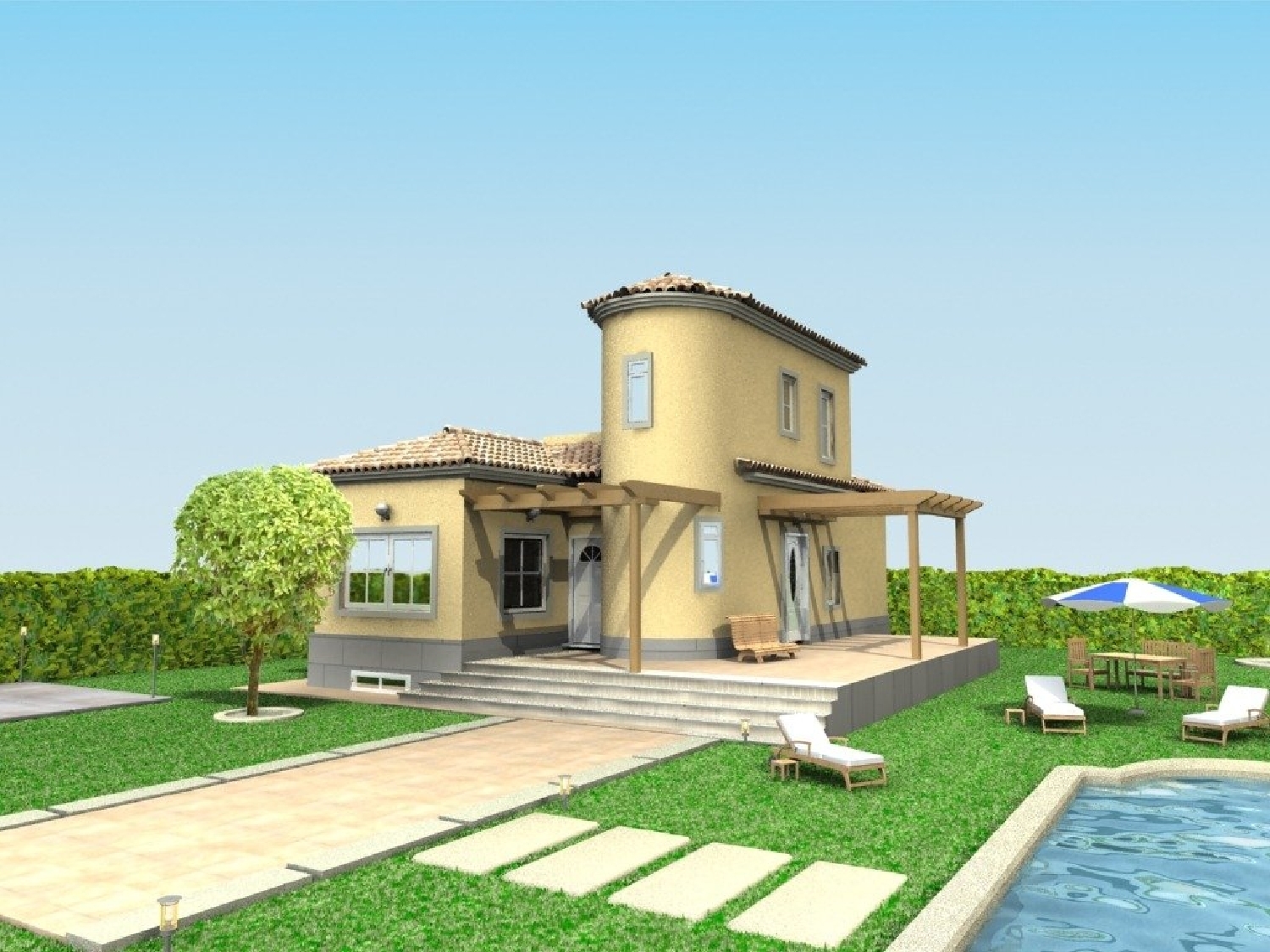  till salu villa La Redondela Costa Occidental 1