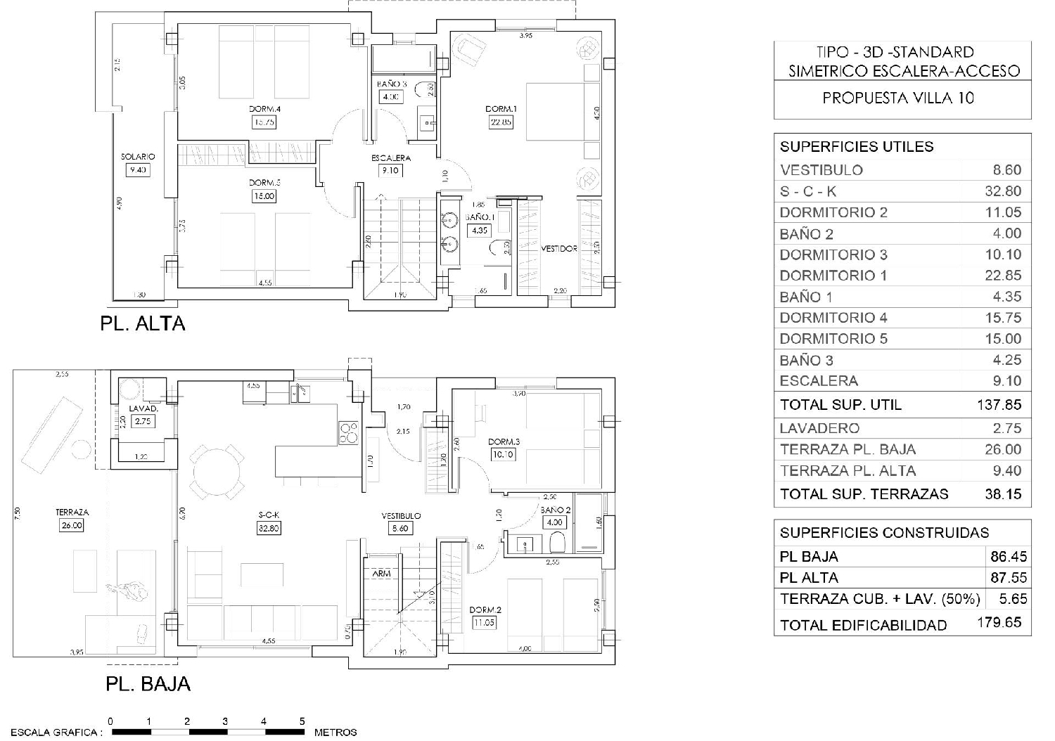  till salu villa Urbanización Villacosta Ii-Las Filipinas Baix Segura 9