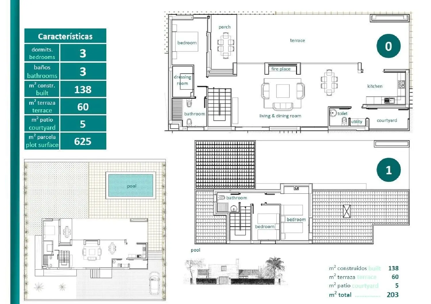  till salu villa Casa Blanca Huerta De Murcia 15