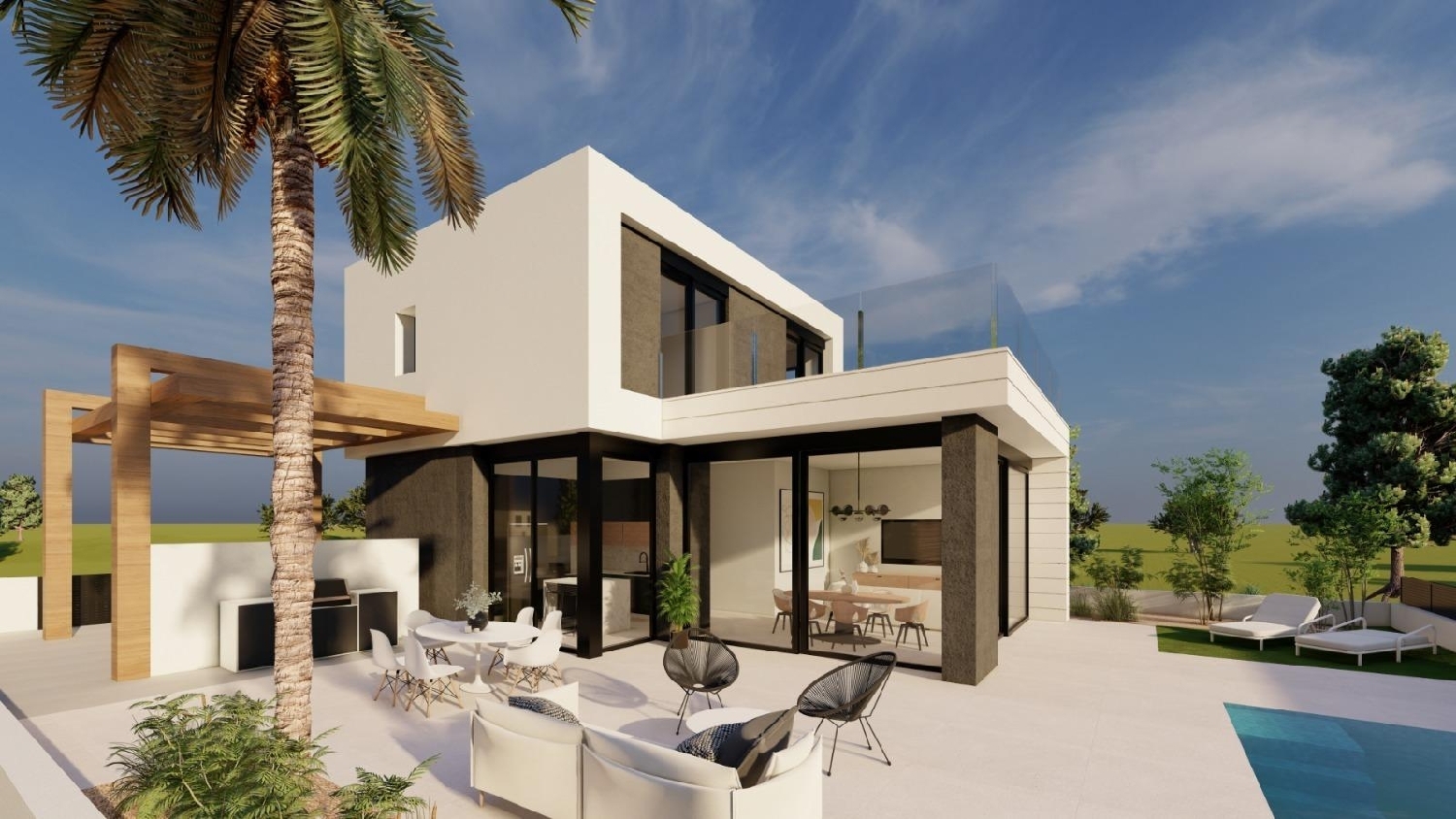  till salu villa Mil Palmeras Baix Segura 1