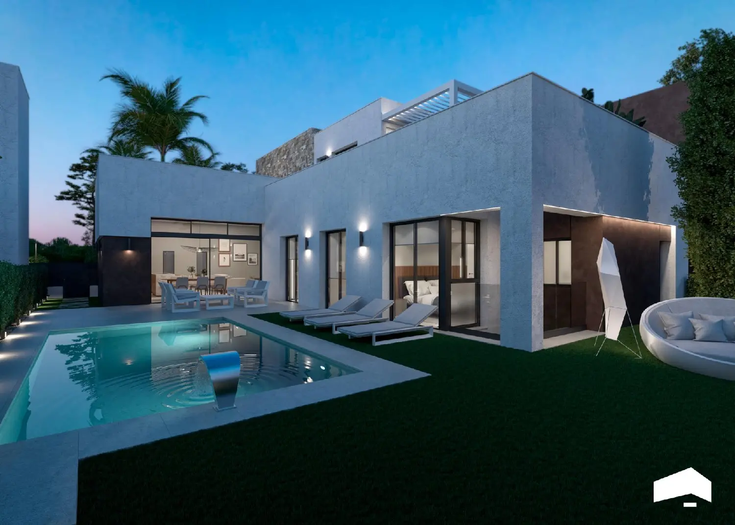 till salu villa Punta Calera Mar Menor 1