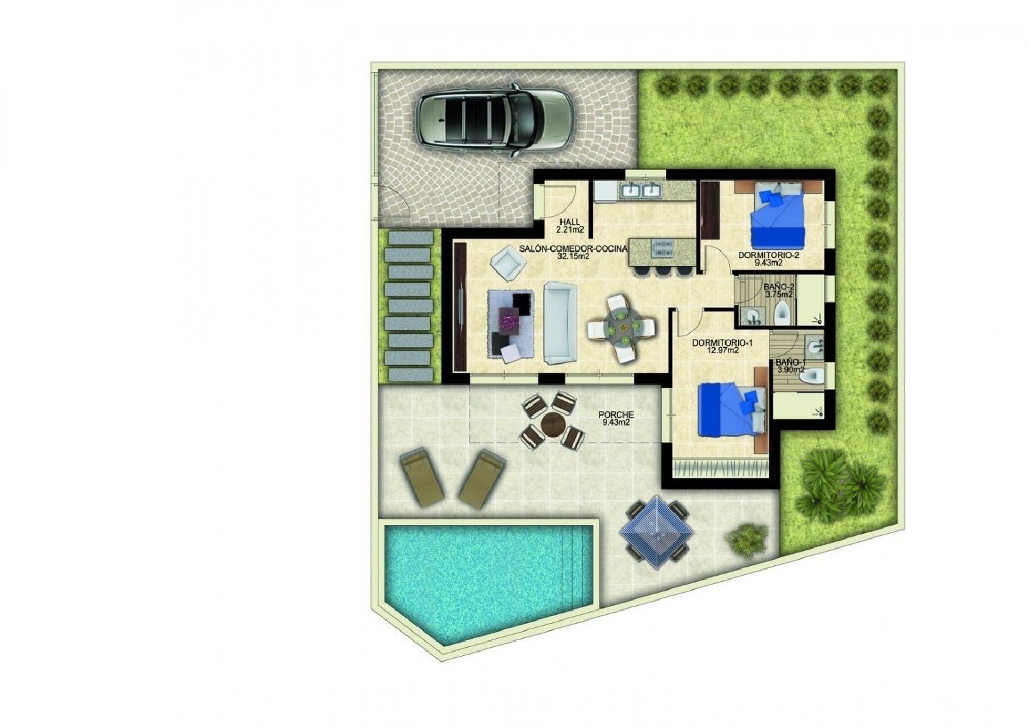  till salu villa Urbanización Monteazul Baix Segura 3