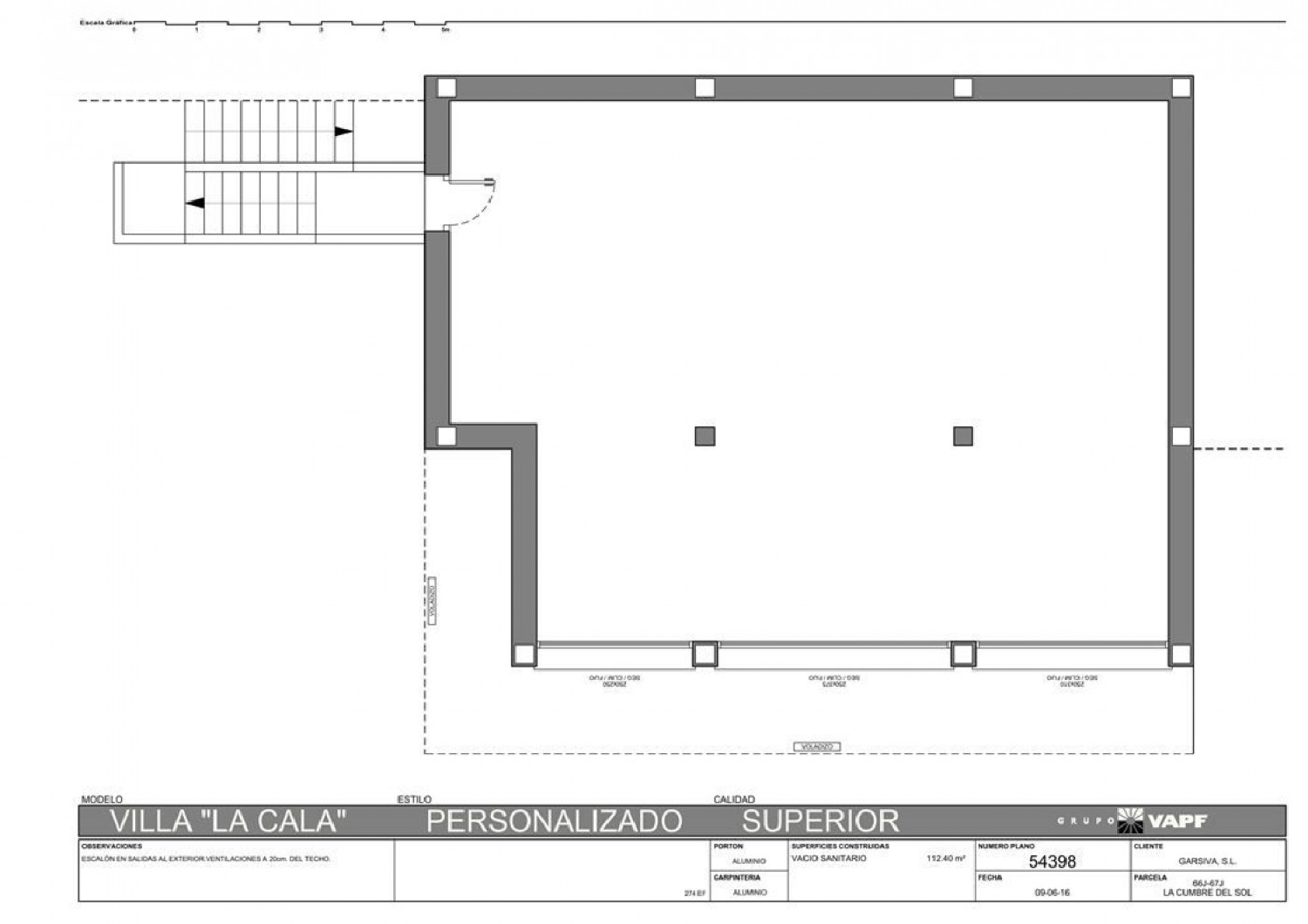  till salu villa Villotel Marina Alta 6
