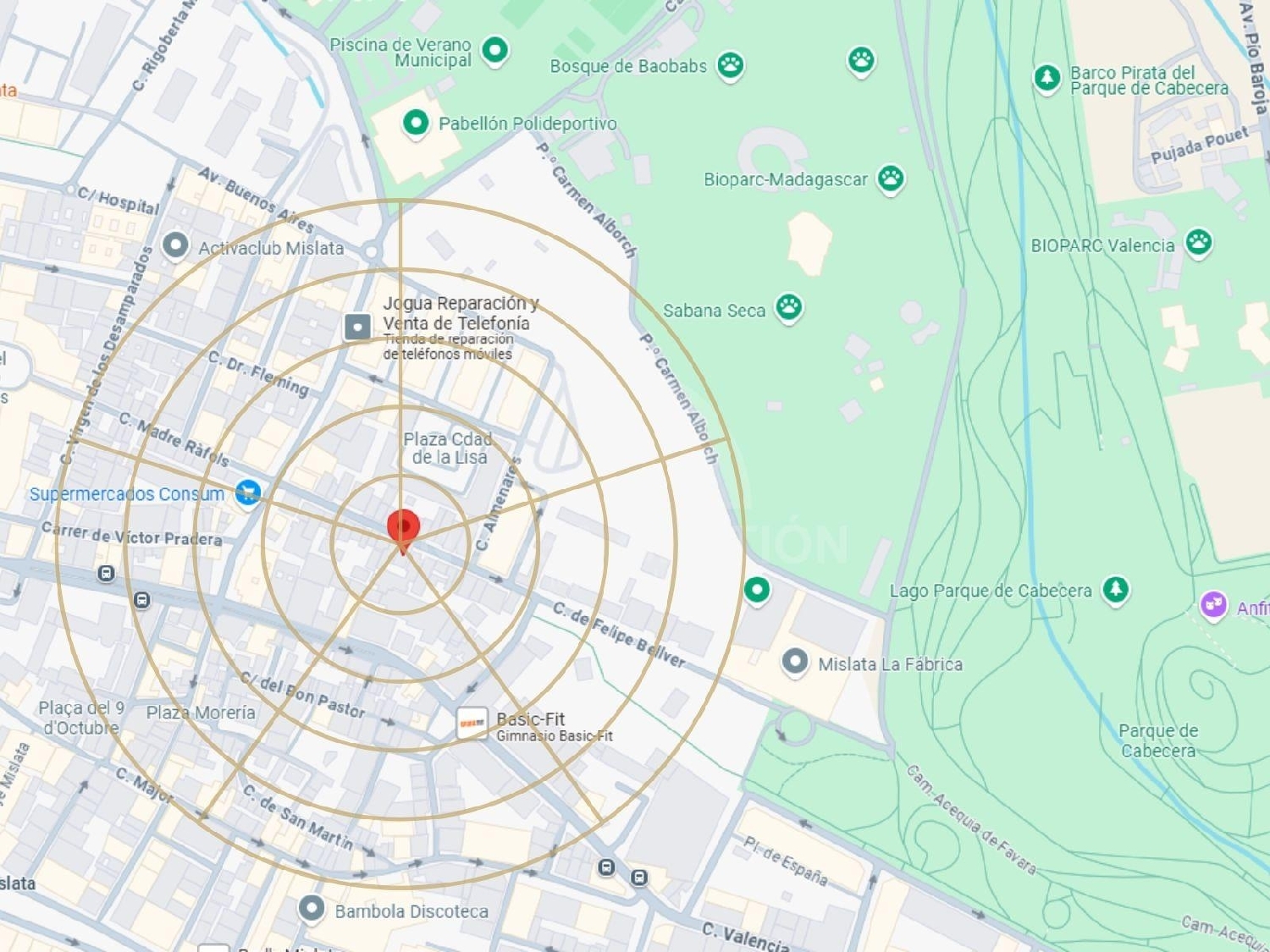  te koop parkeerplaats Mislata Horta Oest 2