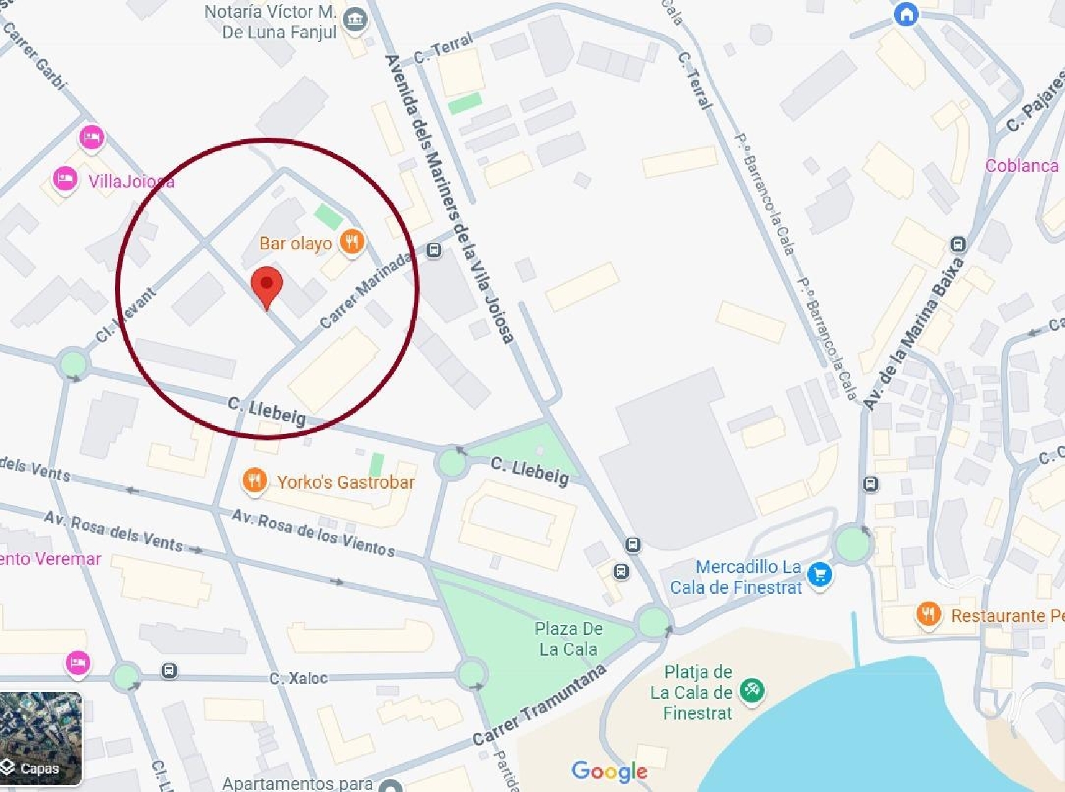  till salu parkering Villajoyosa Marina Baixa 8