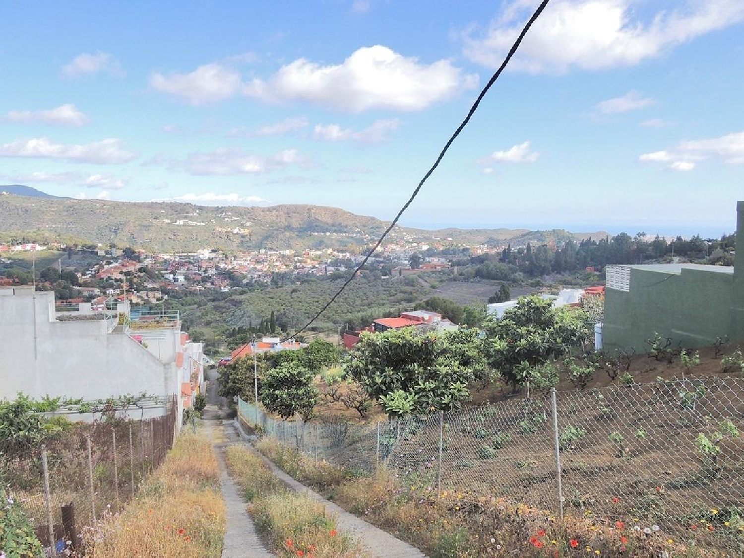 for sale plot Costa De Santa Brigida Selva 1