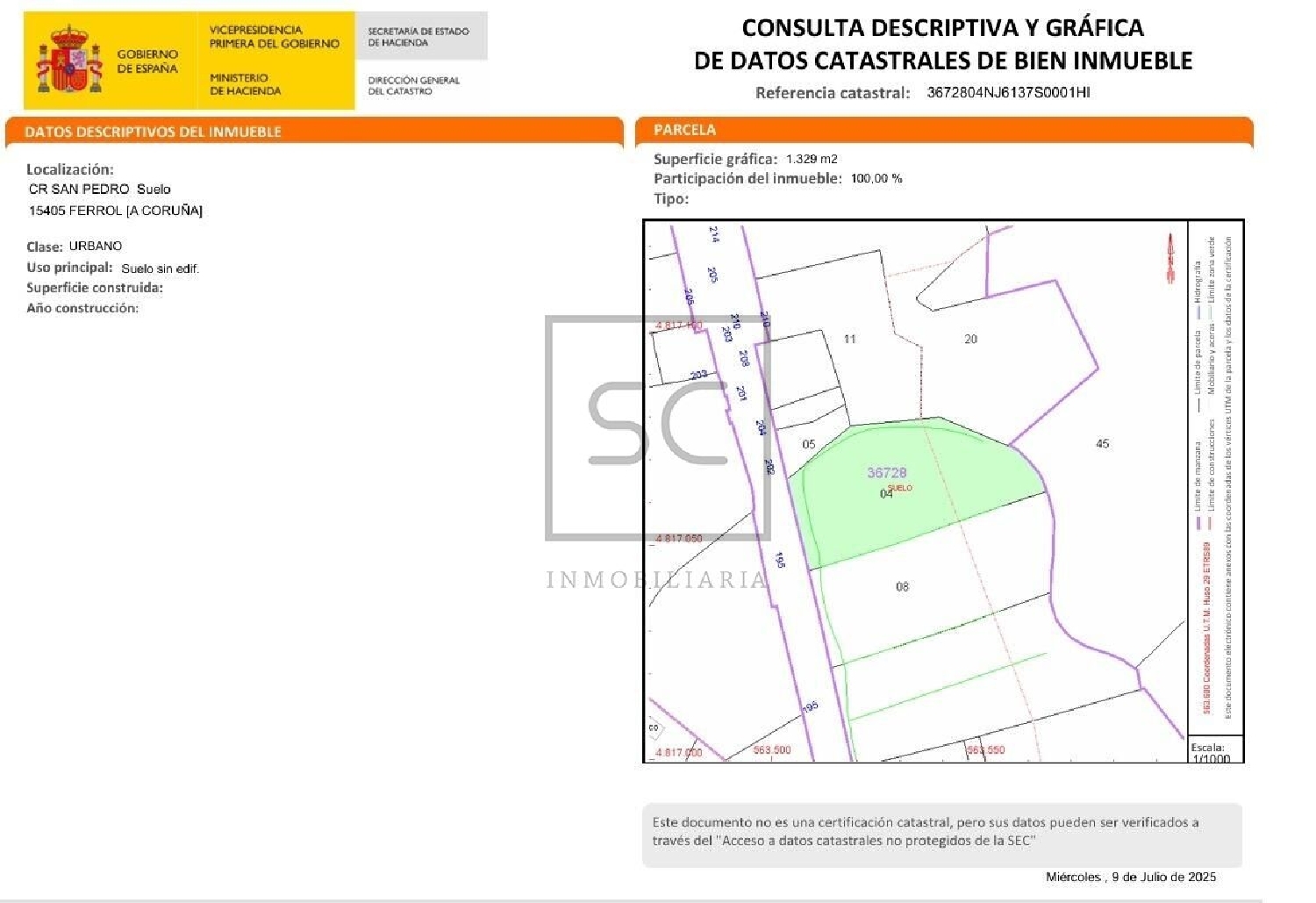  kaufen Grundstück Ferrol Bergantiños 4